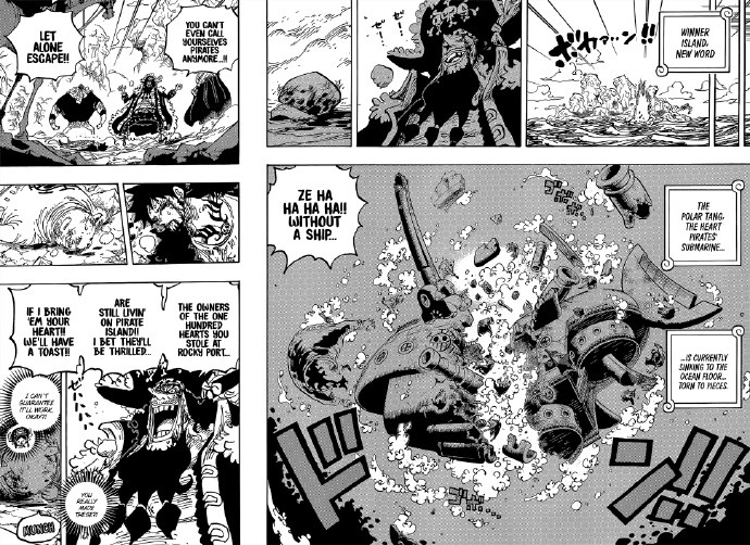 《海贼王》1081话《10号船船长库赞》高清全图