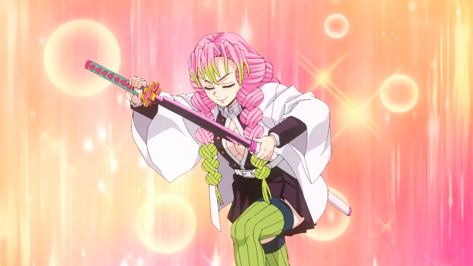 《鬼灭之刃》恋柱收刀慢动作分解壁纸