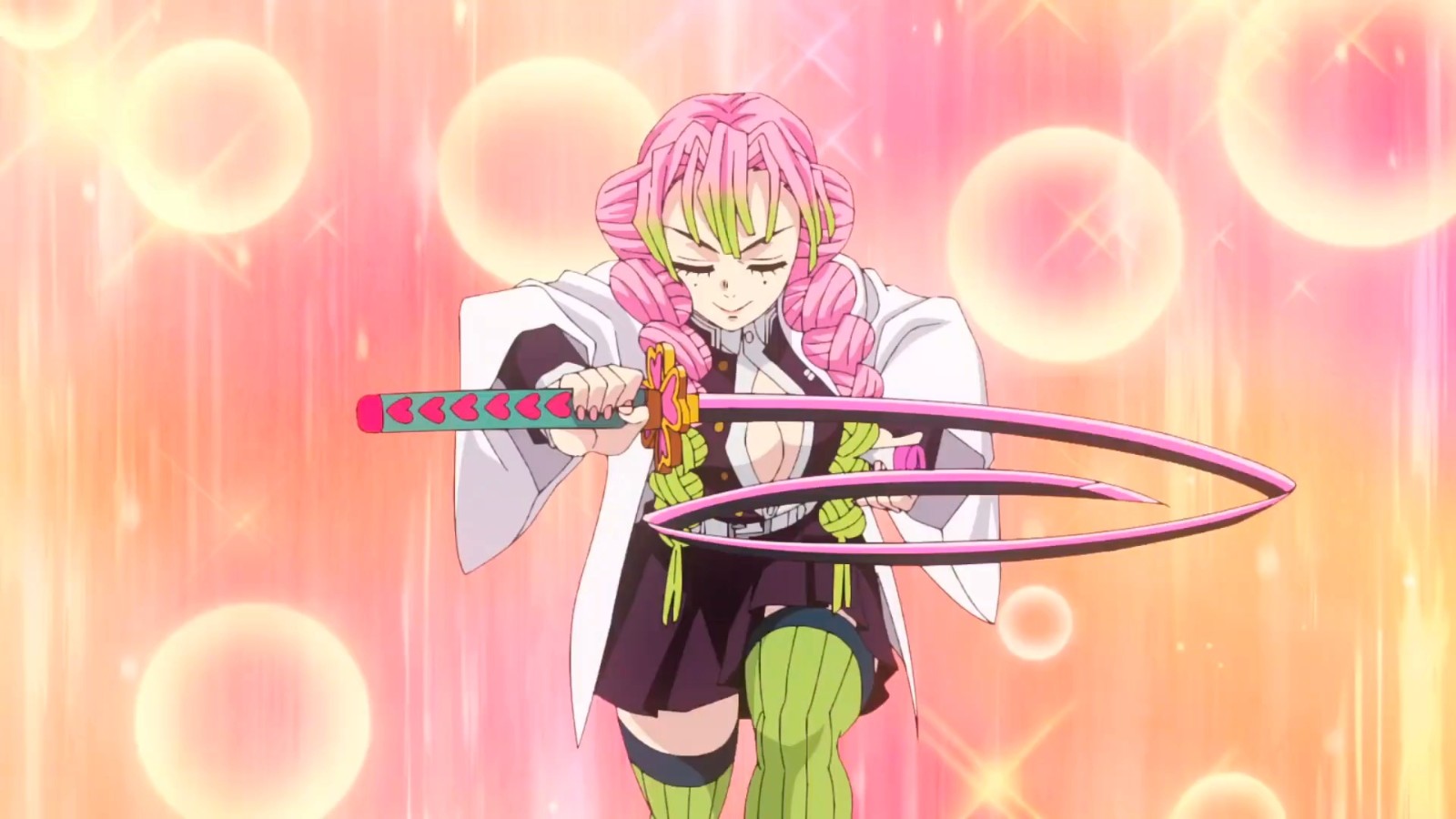 《鬼灭之刃》恋柱收刀慢动作分解壁纸