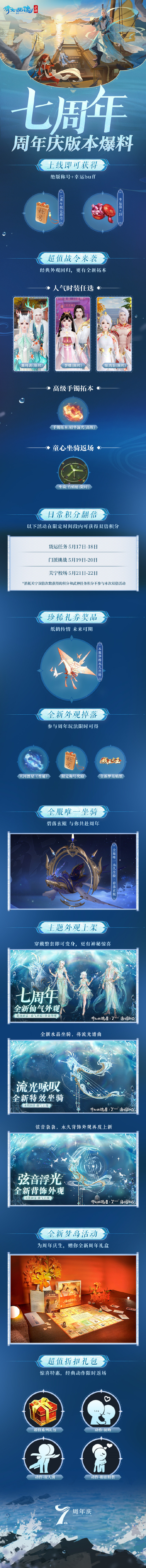 《倩女幽魂手游》七周年周年庆版本爆料